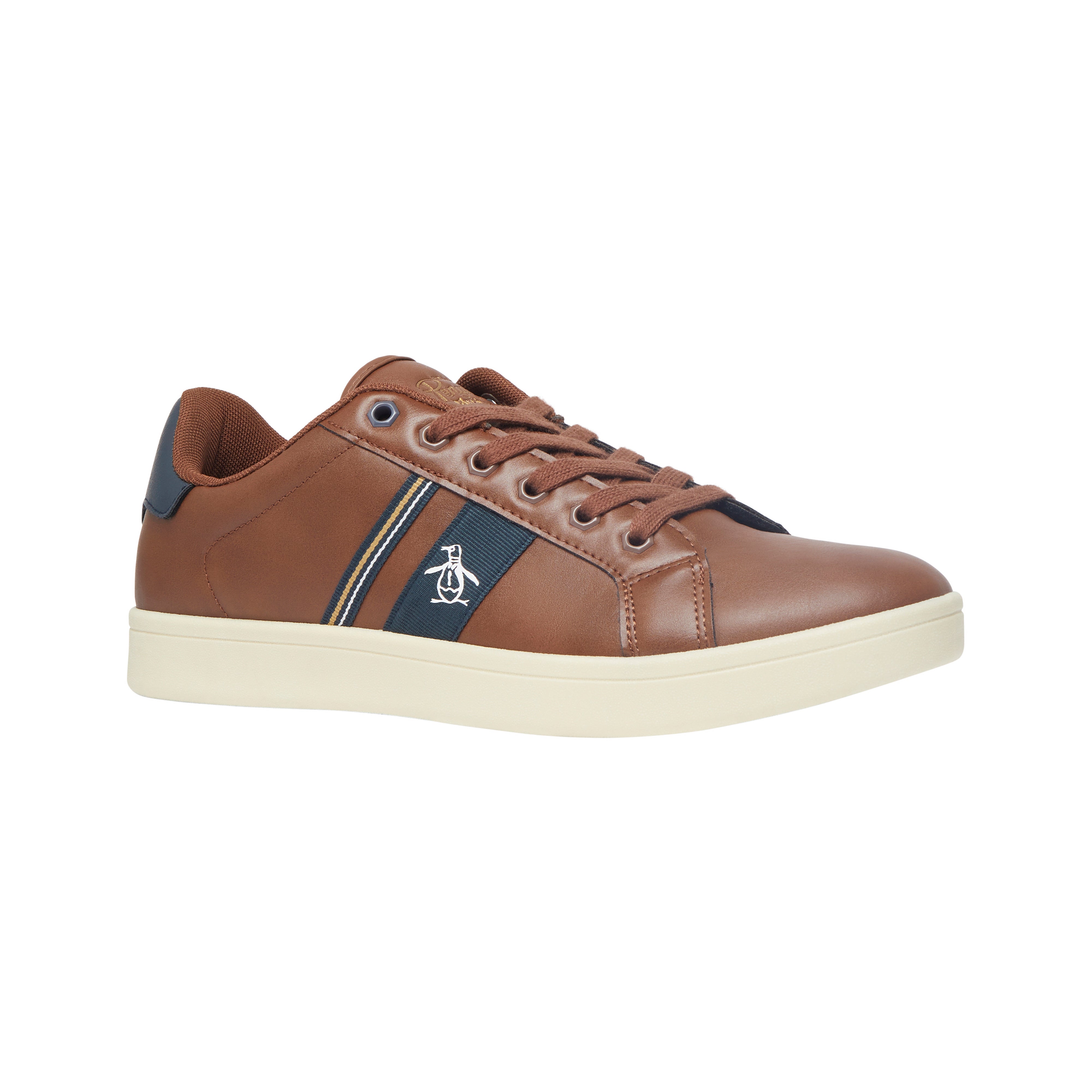 Steadman Retro Trainer In Tan