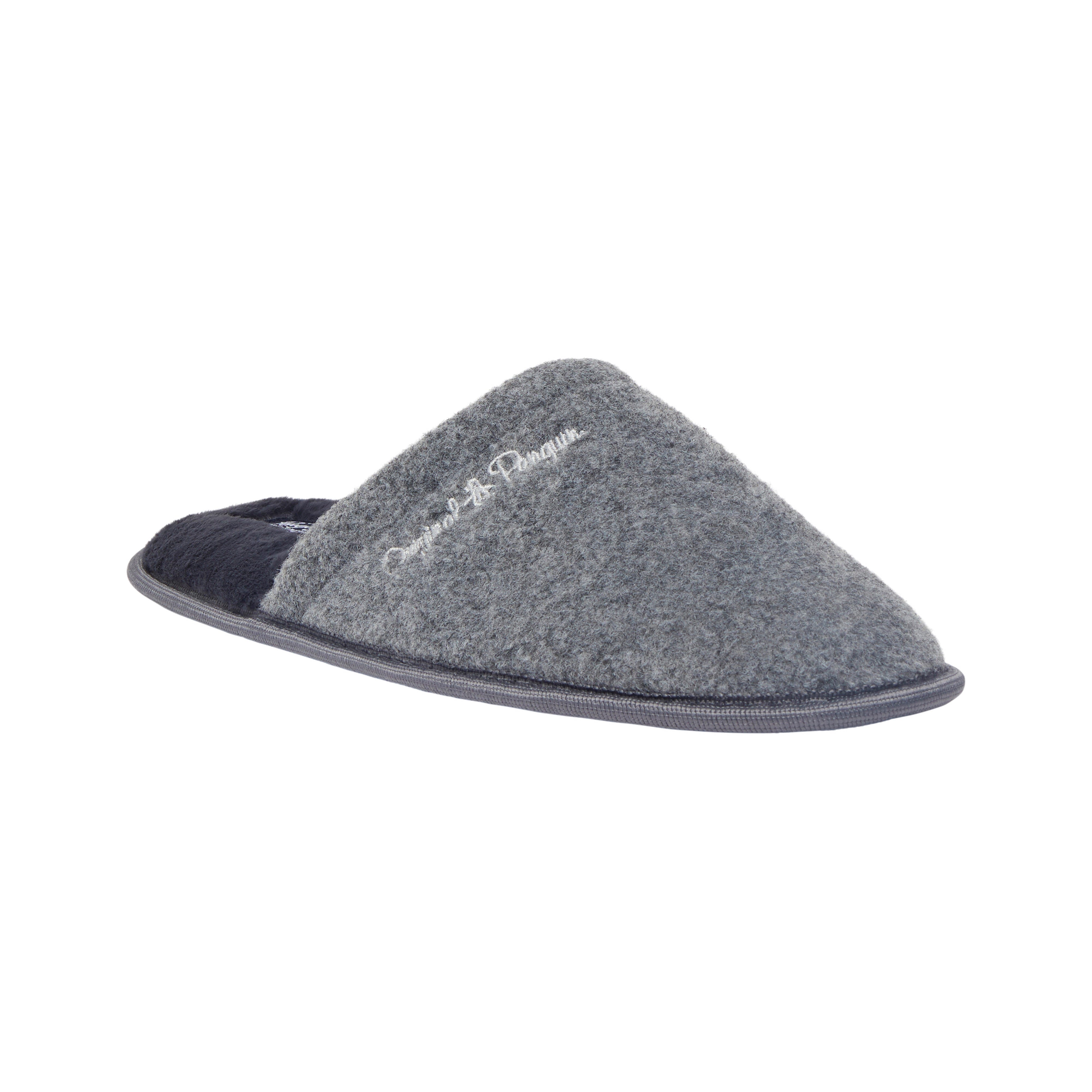 View Original Penguin Baloo Slipper In Charcoal Gray Grey Mens information