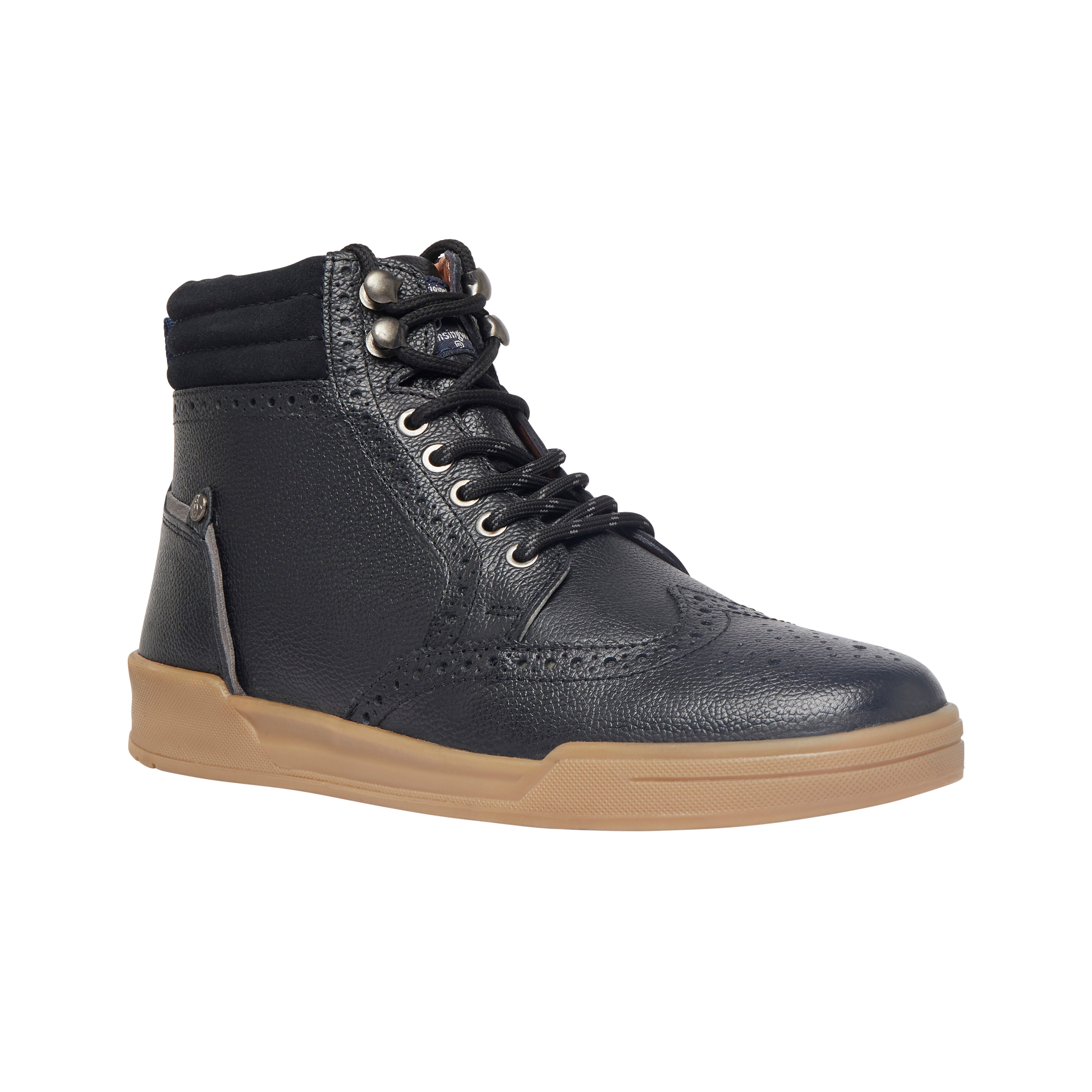 View Original Penguin Military Boot In Black Black Mens information