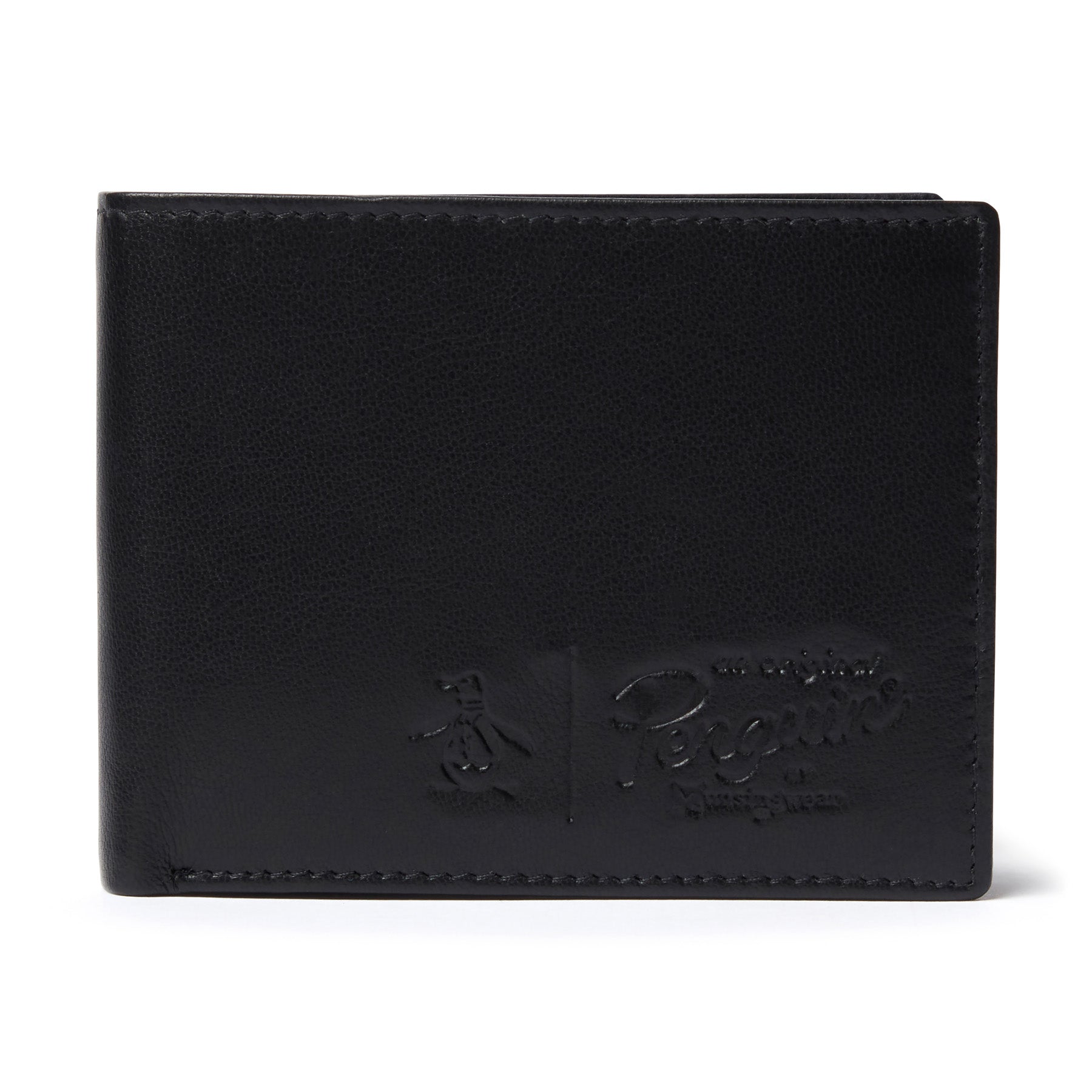 View Original Penguin Bi Fold Fred Wallet In Black Black Mens information