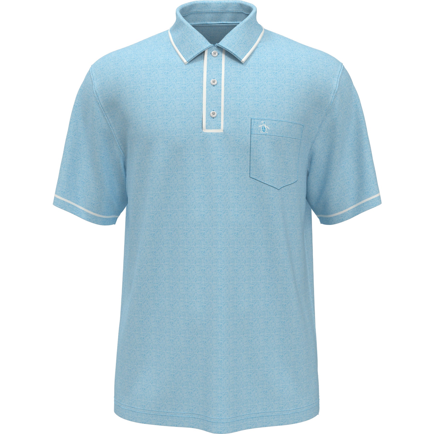 View Eco Performance Earl Golf Polo Shirt In Aquarius information