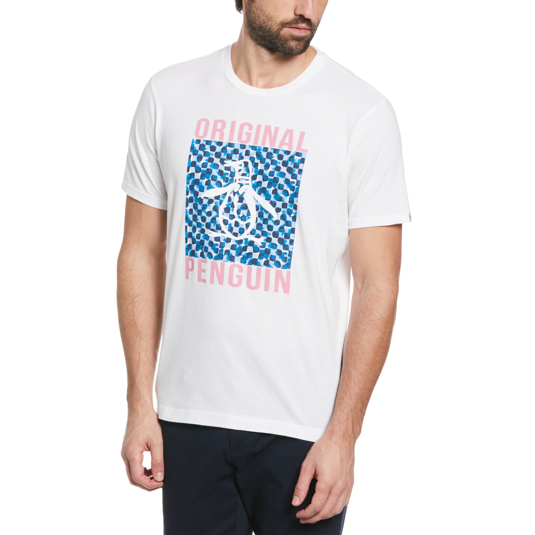 View Logo Tile Pete TShirt In Bright White information