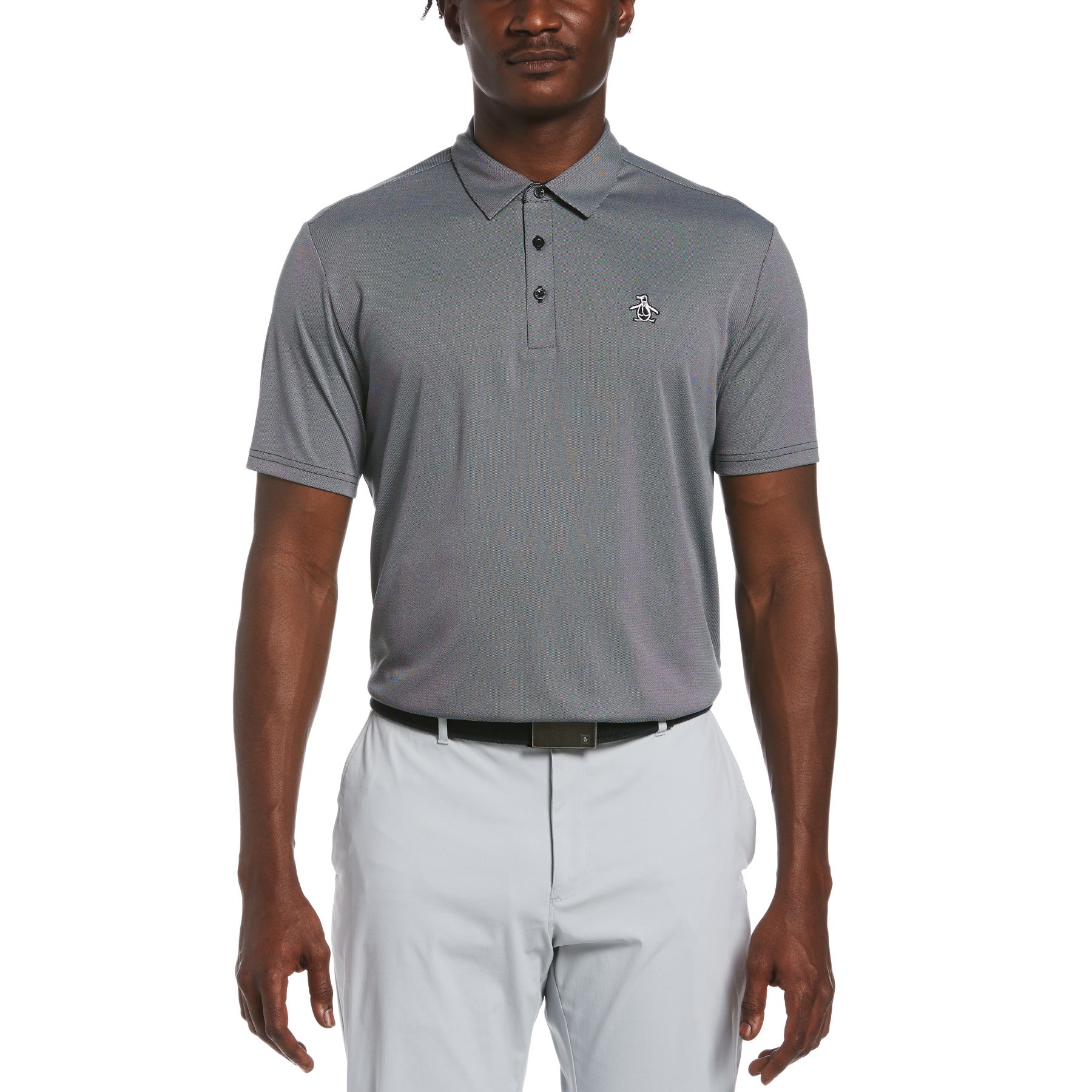 View Birdseye Golf Polo Shirt In Caviar information