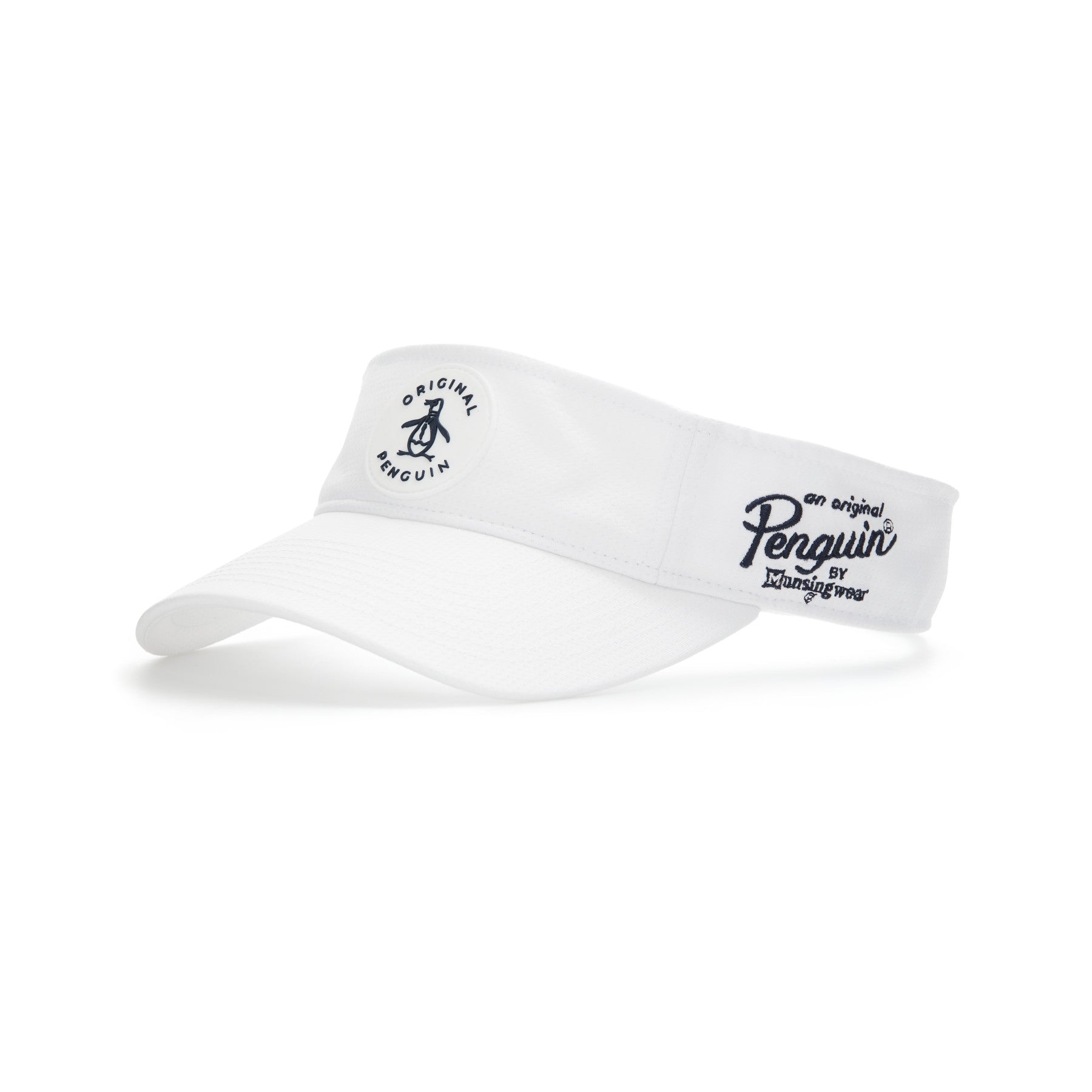 View Rubber Patch Tennis Visor In Bright White information