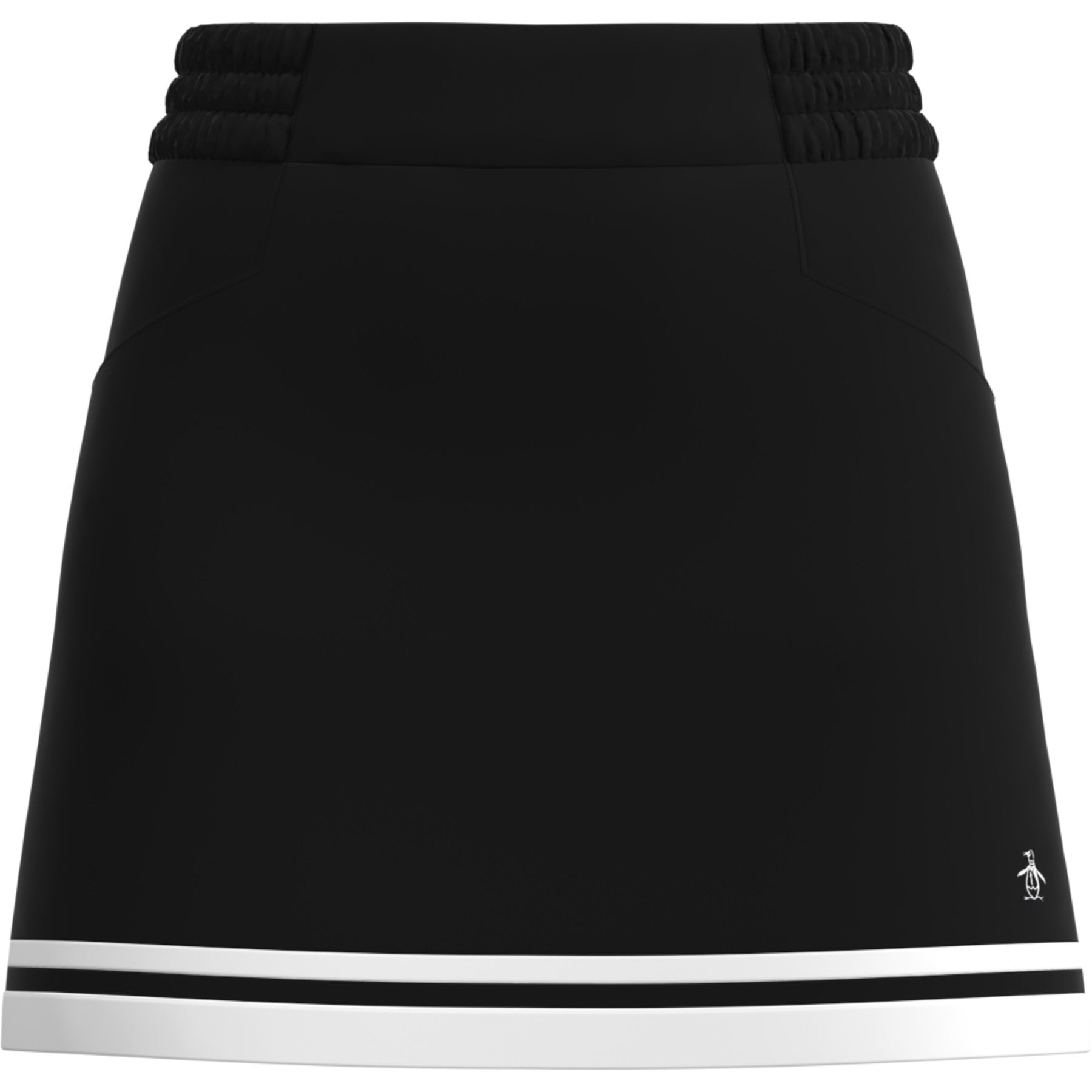 View Original Penguin Womens Essential Colour Block Golf Skort In Caviar Black Womens information