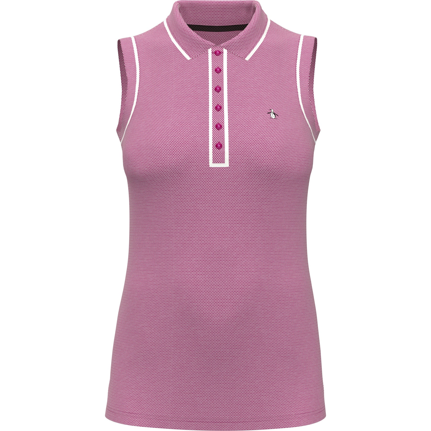 View Womens Veronica Golf Polo Shirt In Fuchsia Red information