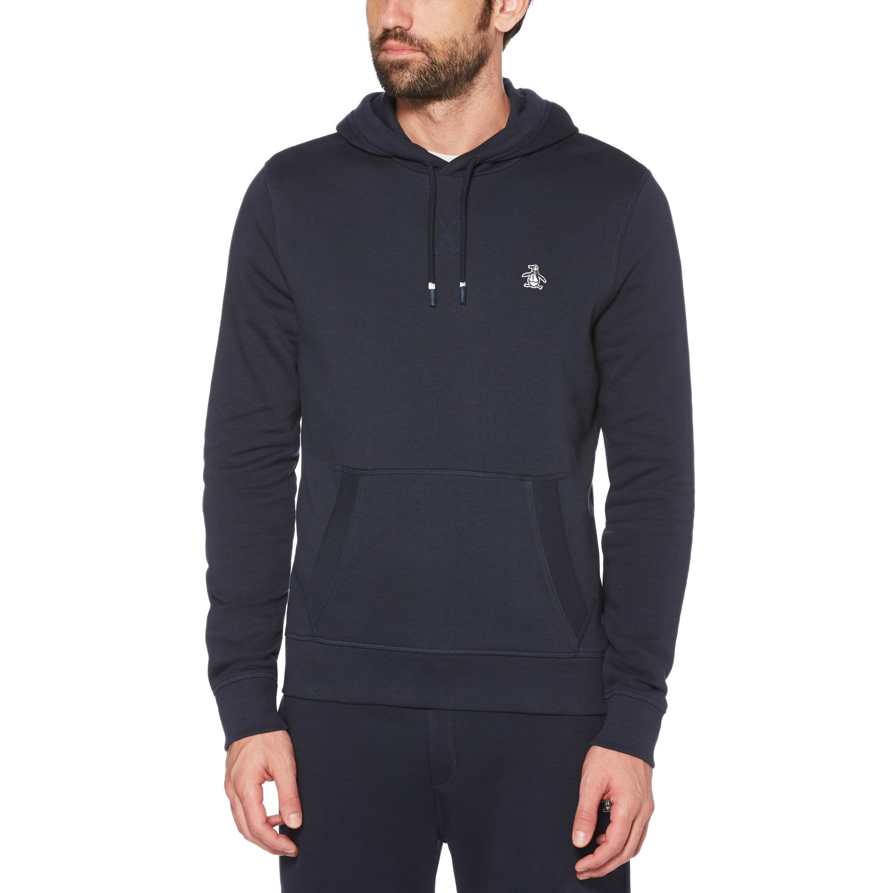 View Sticker Pete Fleece Pullover Hoodie In Dark Sapphire information