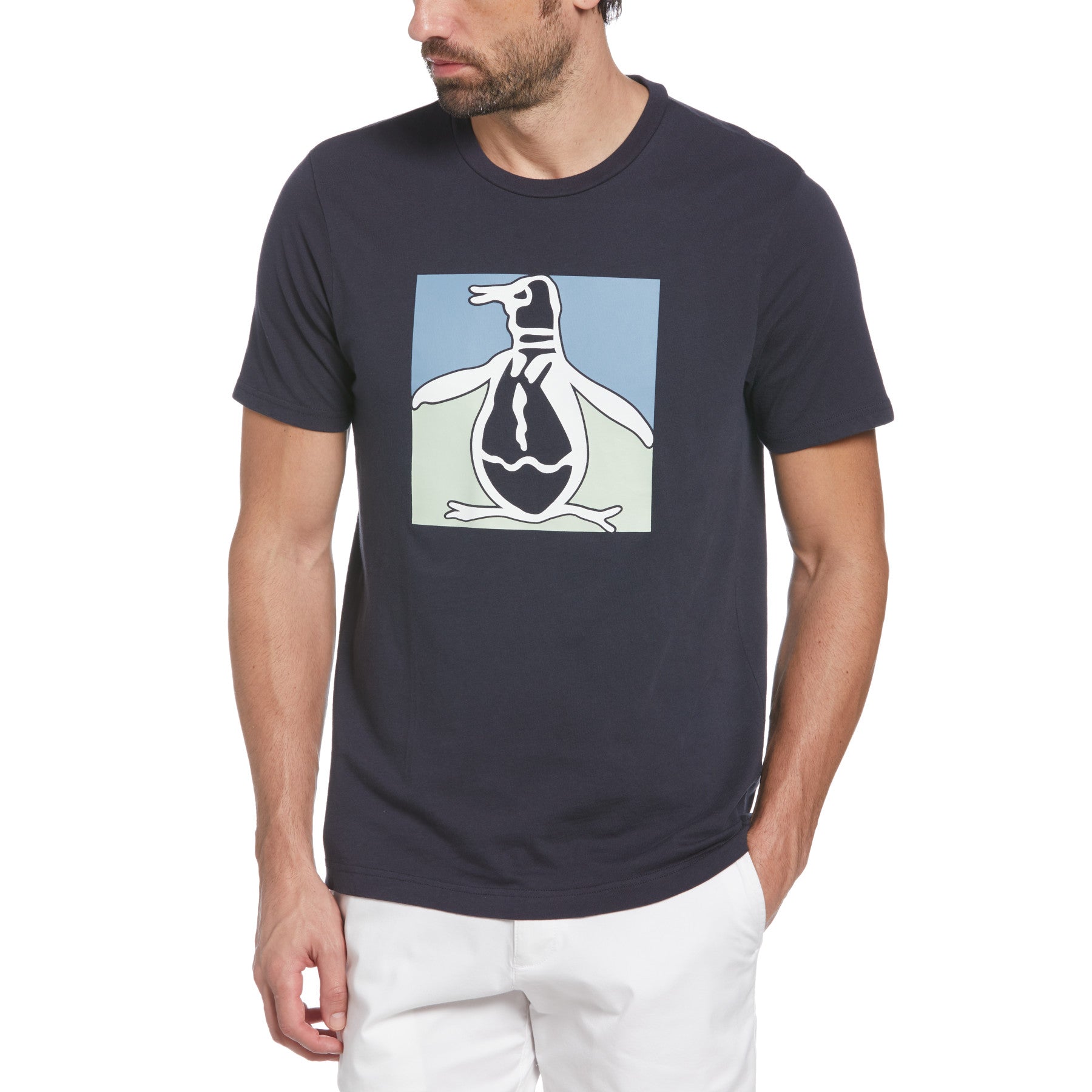 View Knit Graphic Pete TShirt In Dark Sapphire information