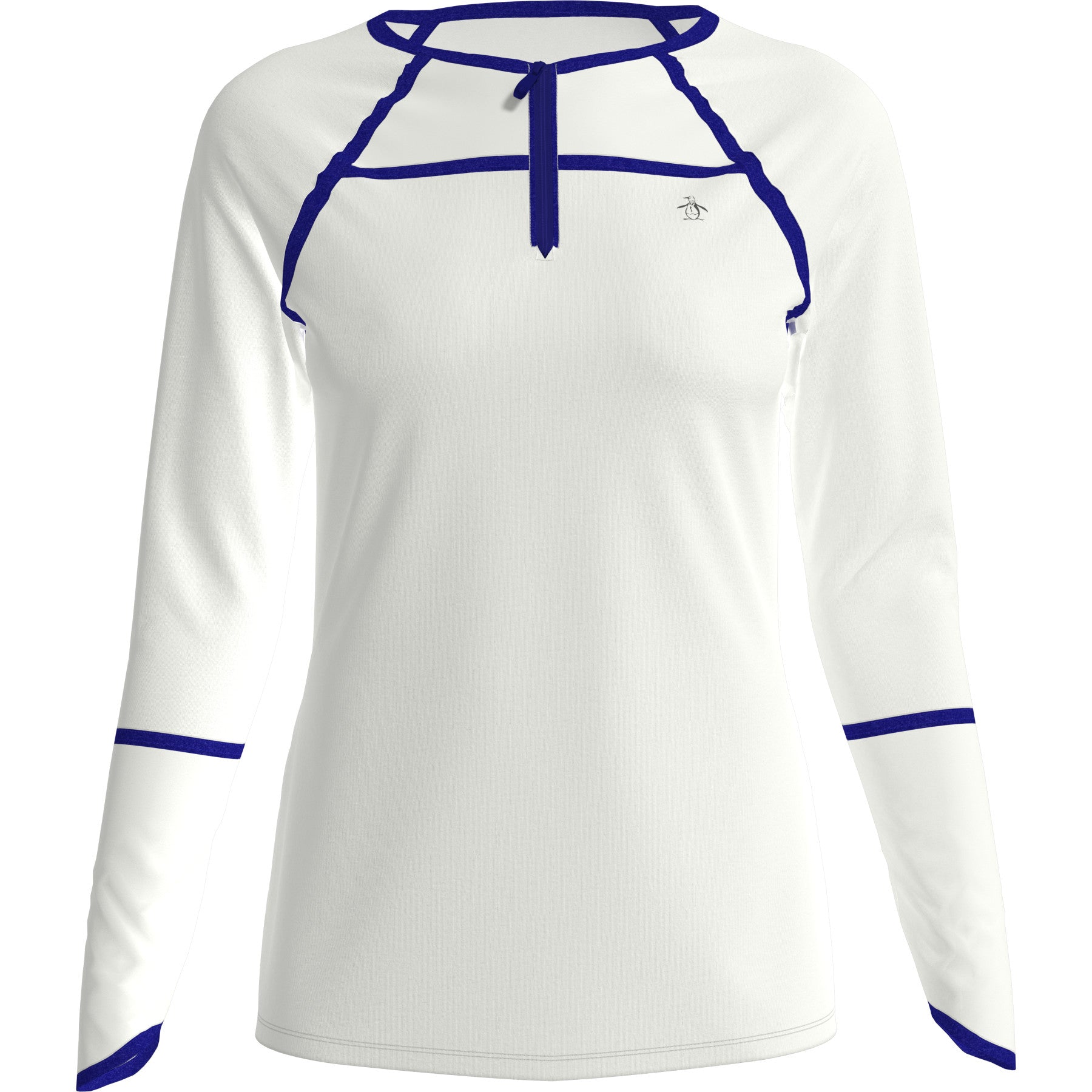 View Womens Mesh Insert Raglan Tennis TShirt In Bright White information