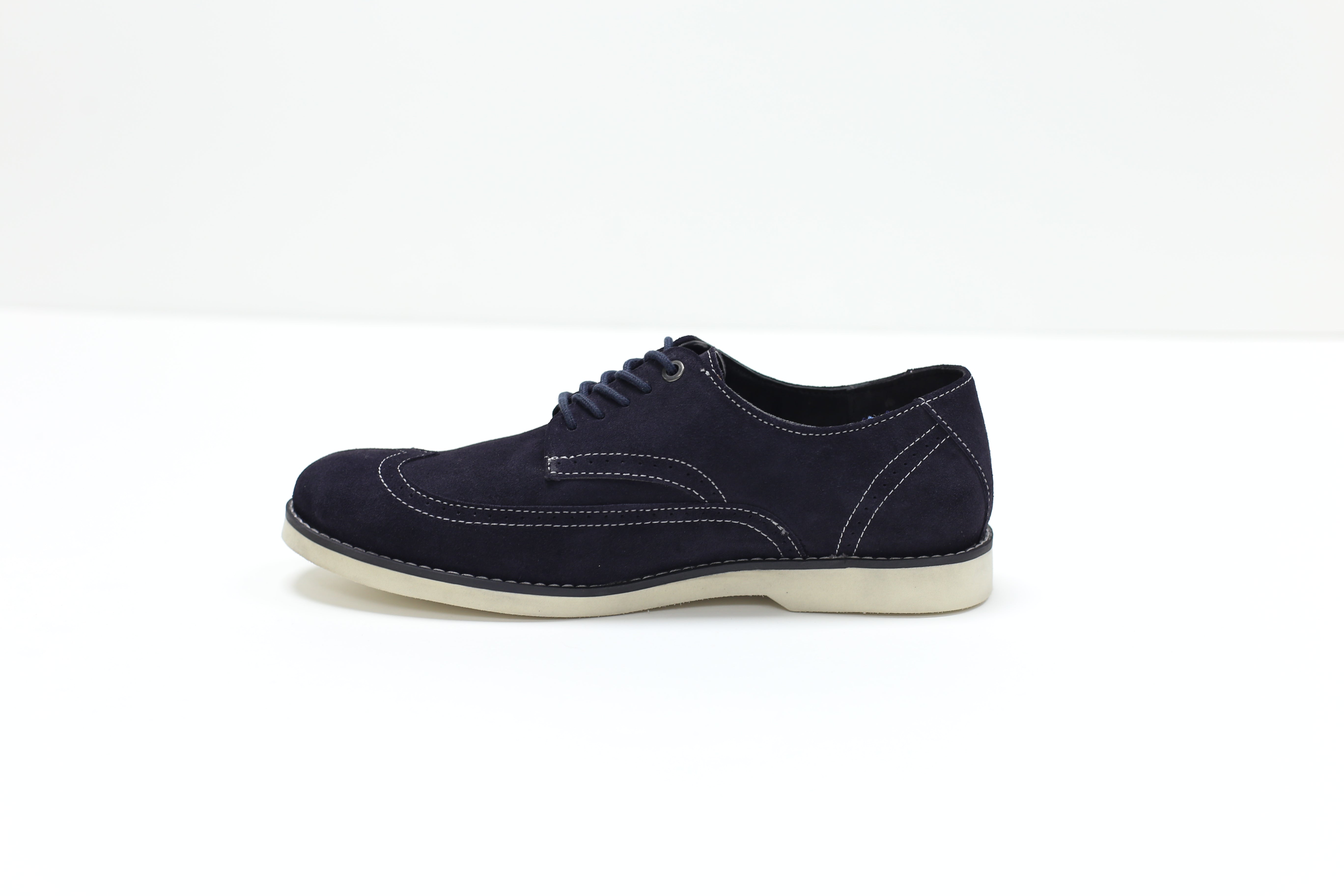 View Lesli Suede Leather Shoes In Navy information