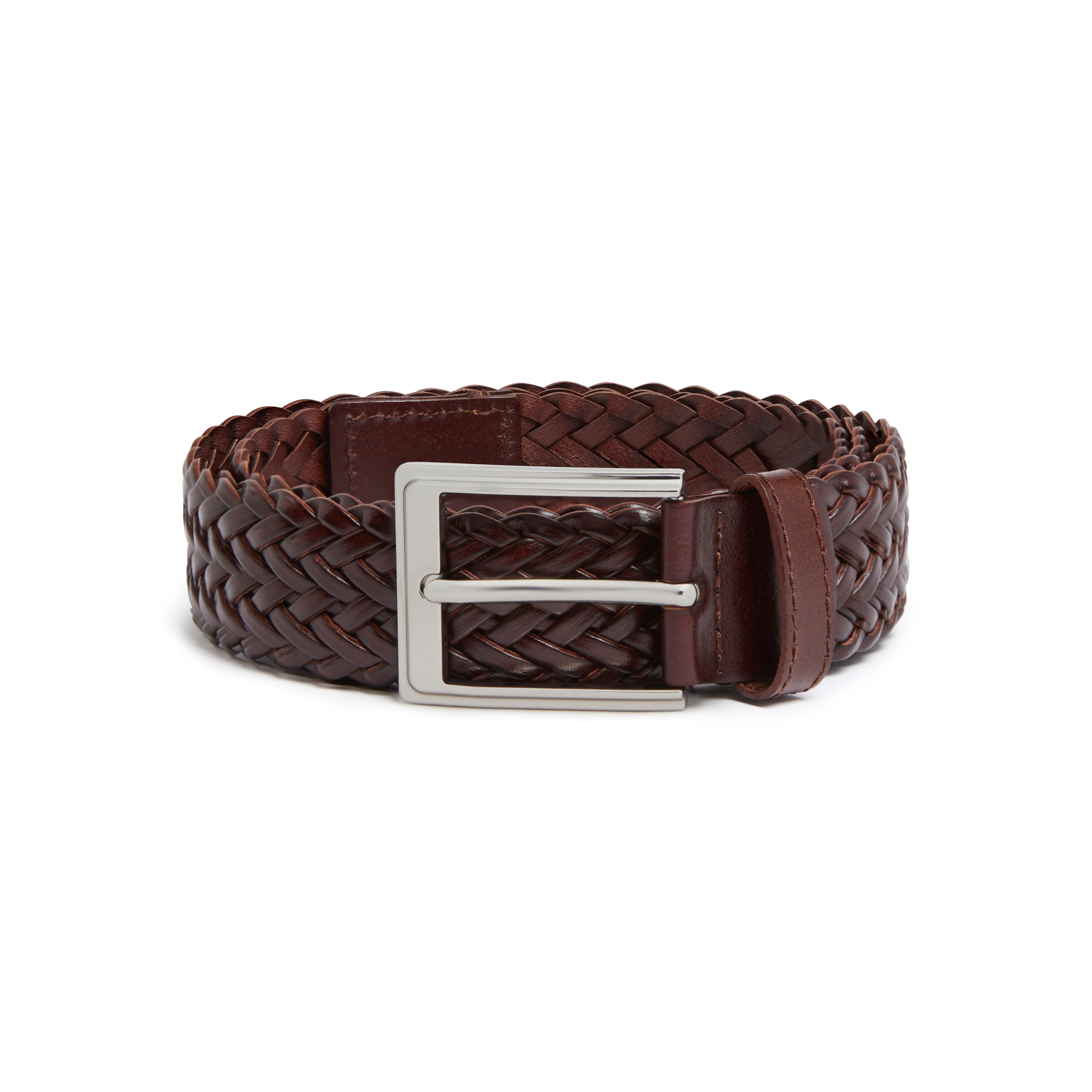 View Myers Leather Belt In Leather Brown information