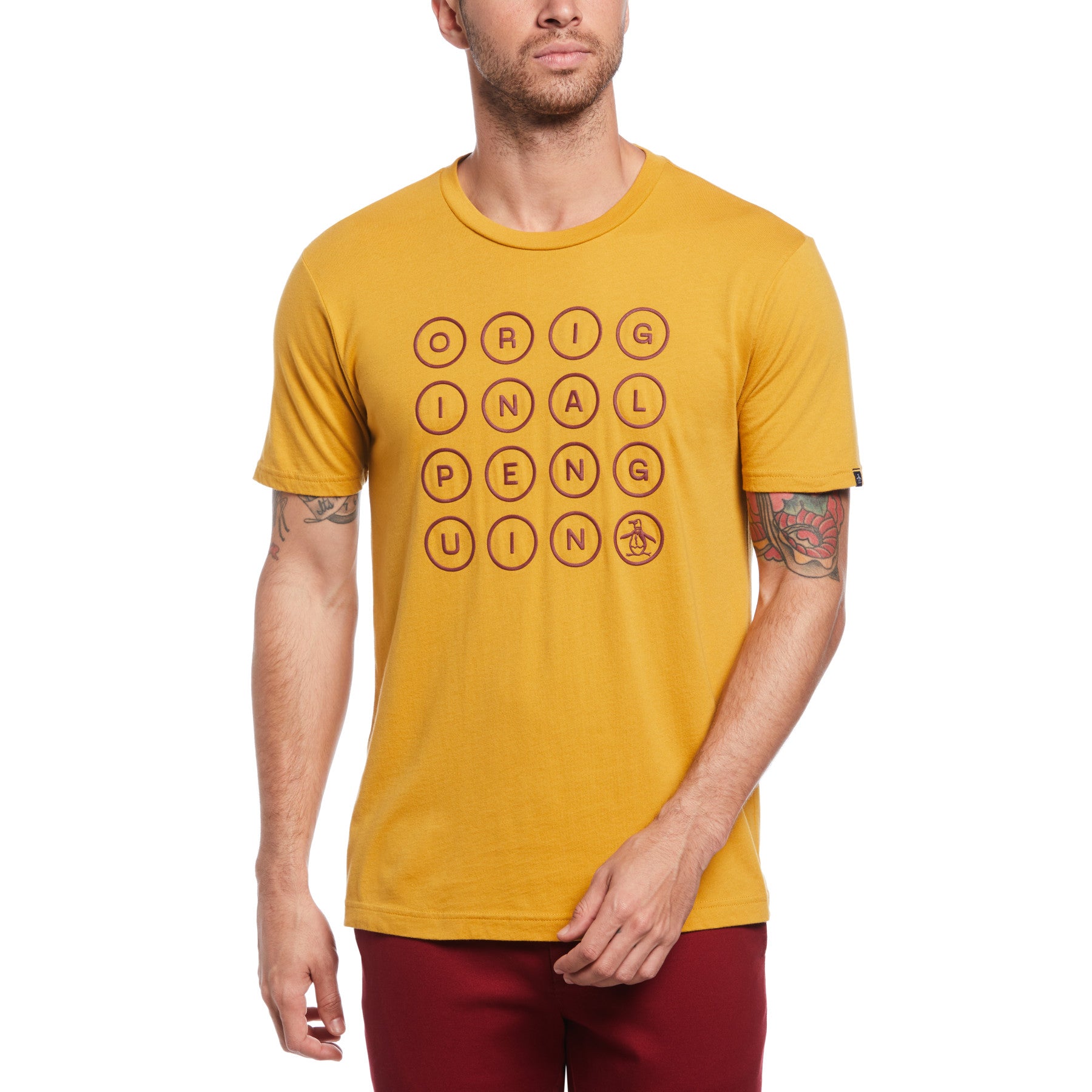 View Organic Cotton Knit Graphic Organic Cotton TShirt In Harvest Gold information