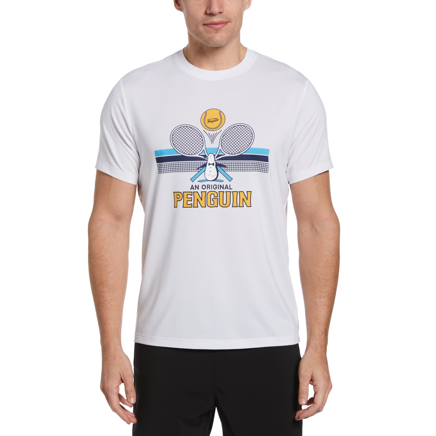 View Performance Novelty Graphic Tennis TShirt In Bright White information