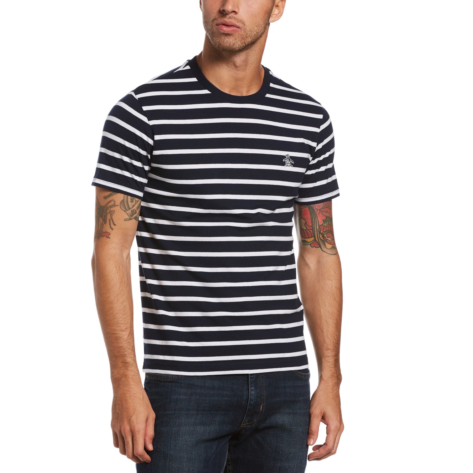 View Breton Stripe TShirt In Dark Sapphire information