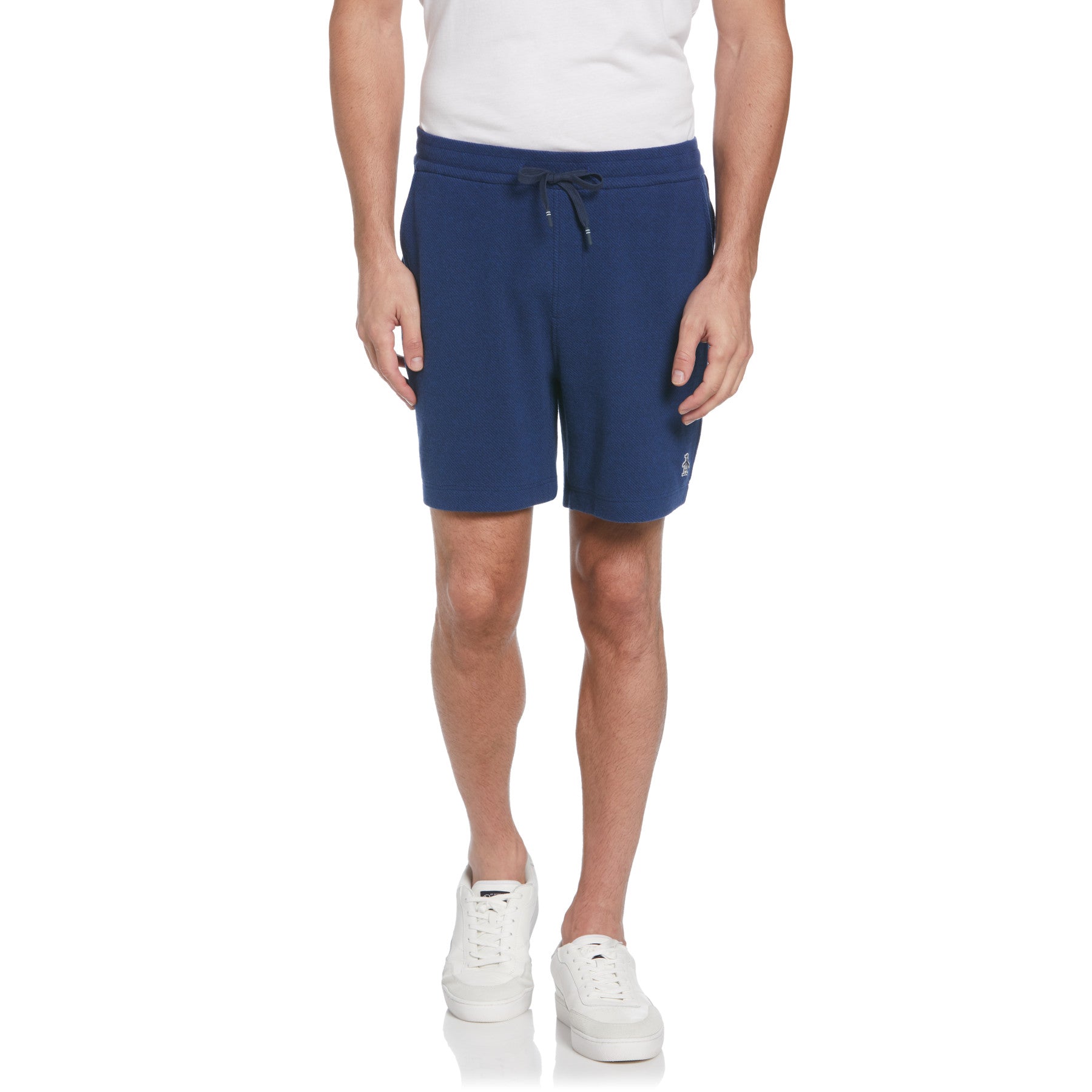 View Soft Touch Twill Track Shorts In Dress Blues information