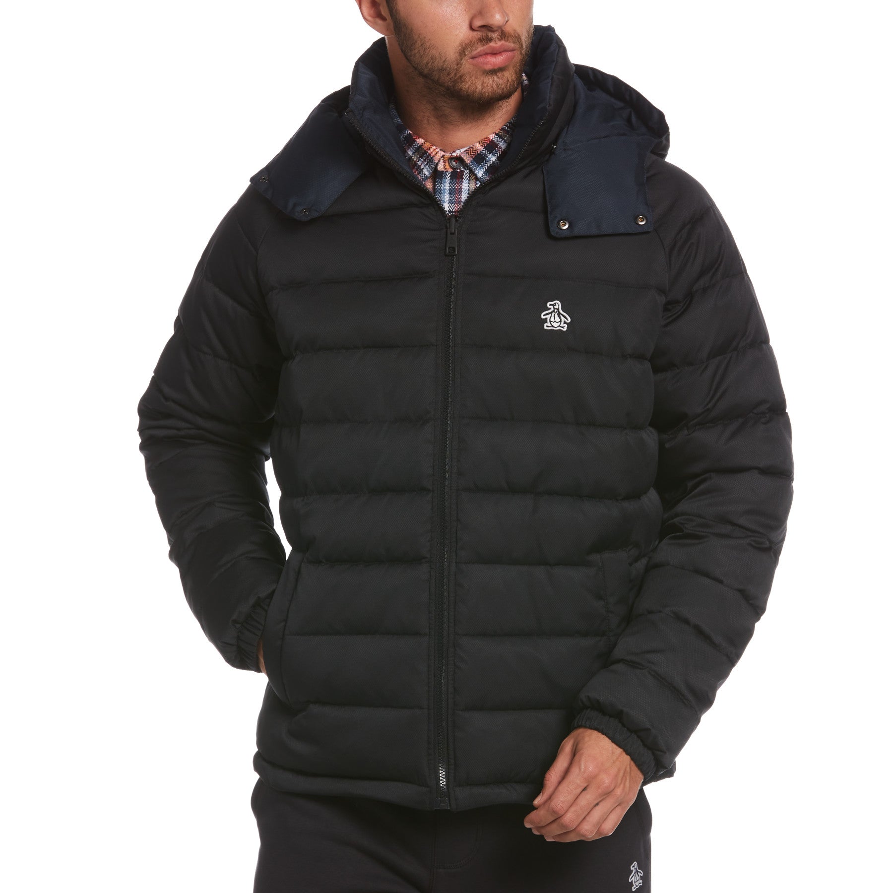 View Lightweight Puffer Jacket In True Black information