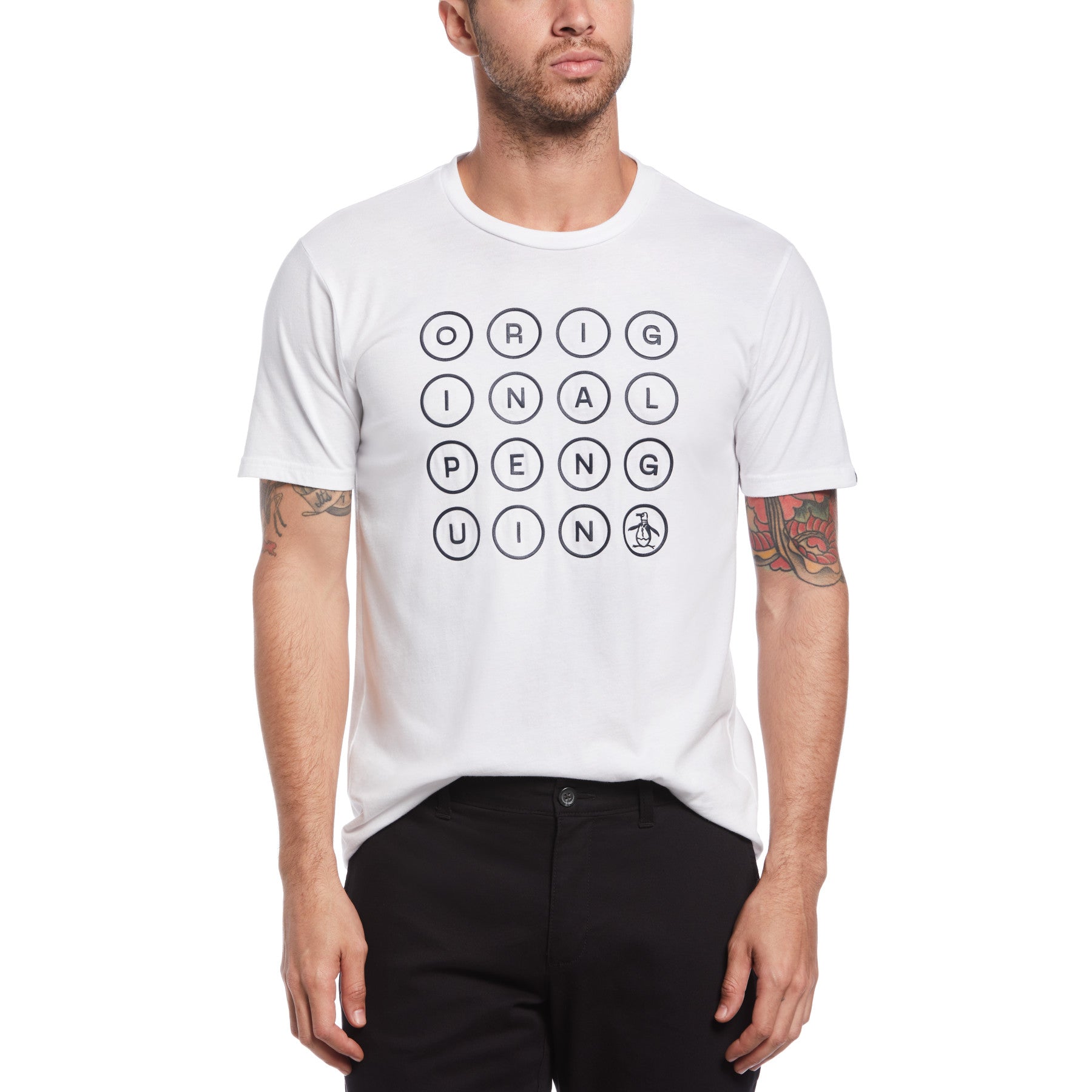 View Knit Graphic Organic Cotton TShirt In Bright White information