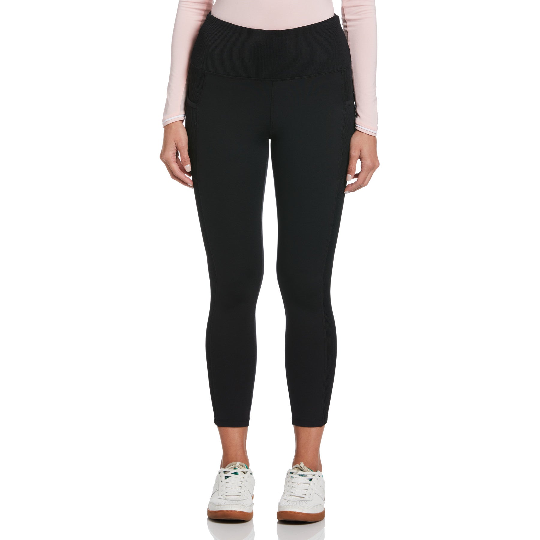 View Womens Essential Solid Golf Legging In Caviar information