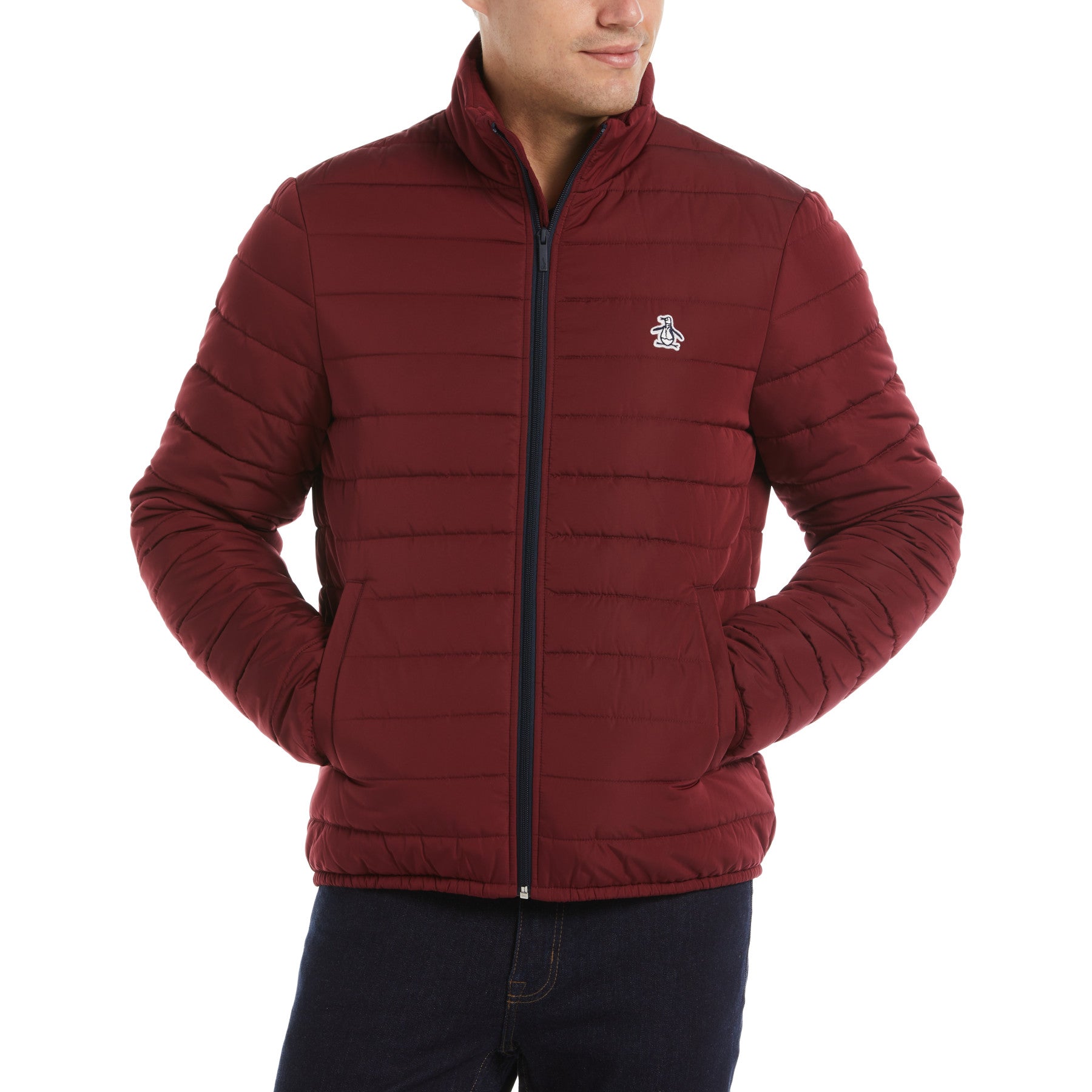 View Lightweight Puffer Jacket In Cabernet information