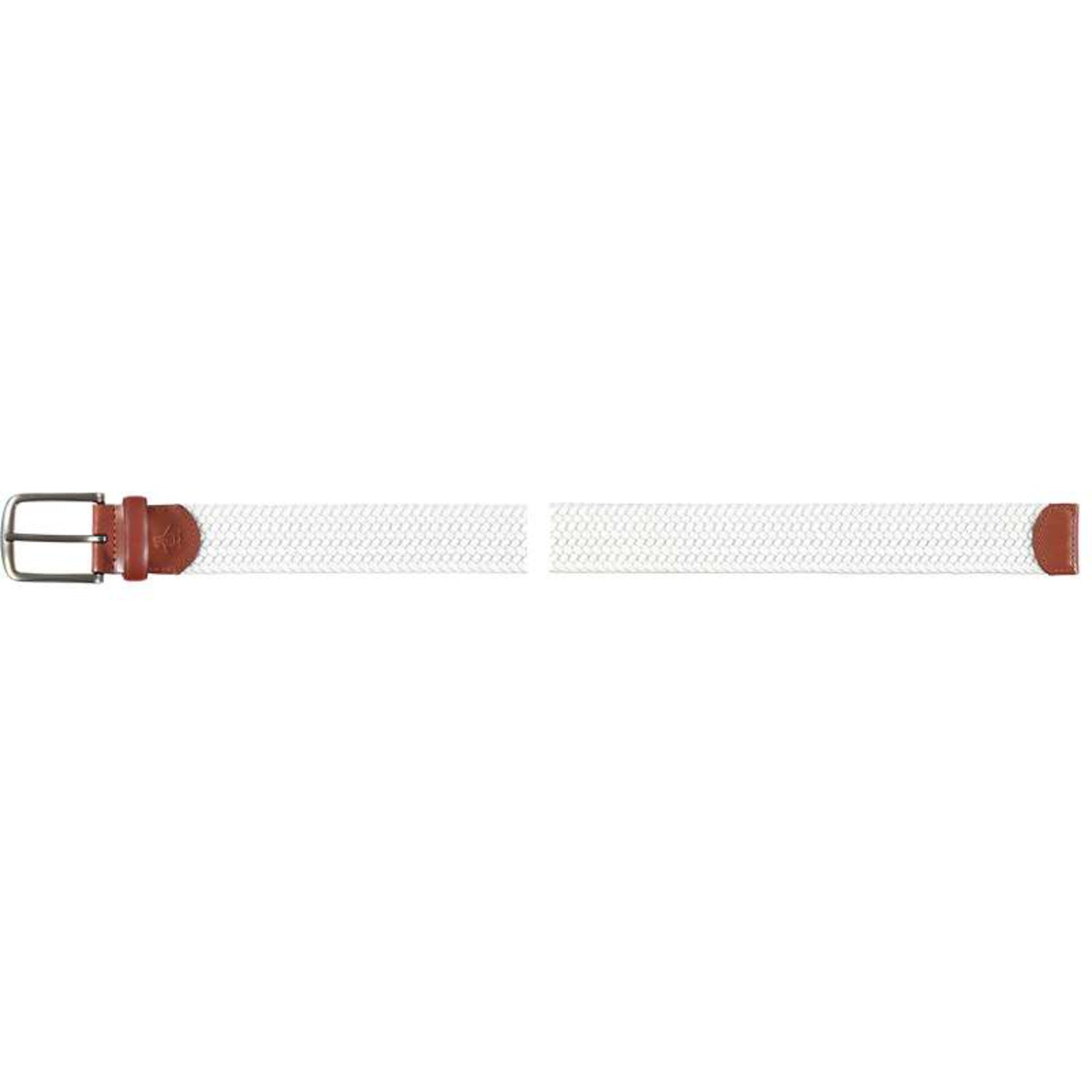 View Original Solid Web Golf Belt In White information