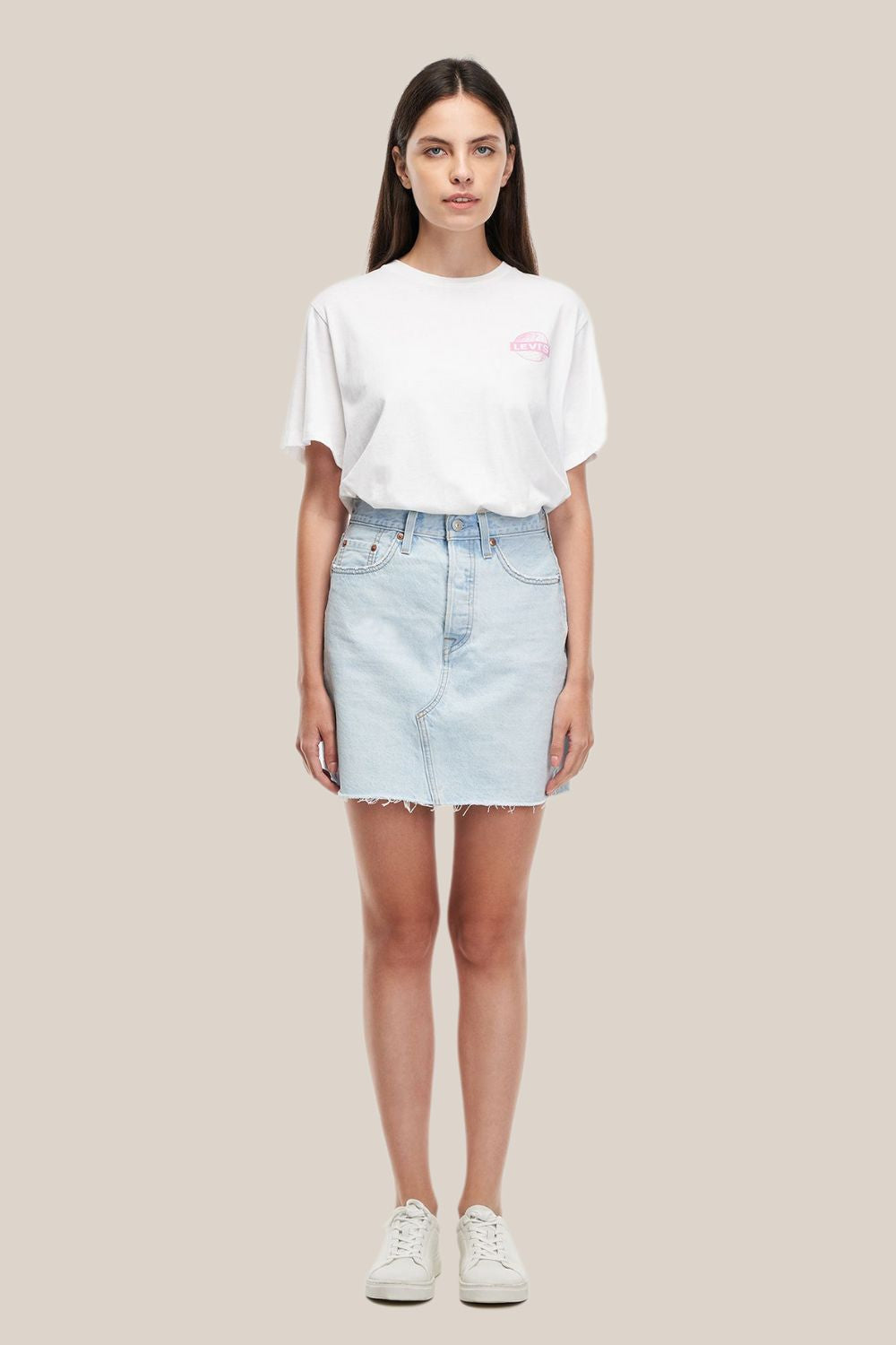 Levi High Rise Deconstructed Skirt - Titley's Department Store