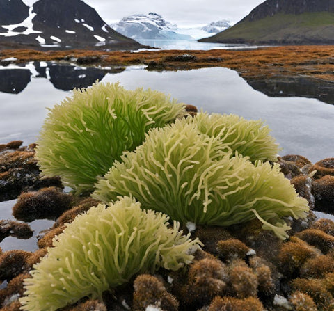 Arktis-Meeres-Algen Haut