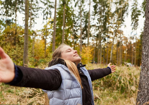 Waldbaden Emotionale Gesundheit