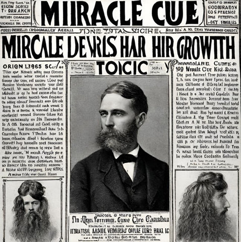 Zeitung Haarwachstum 1900