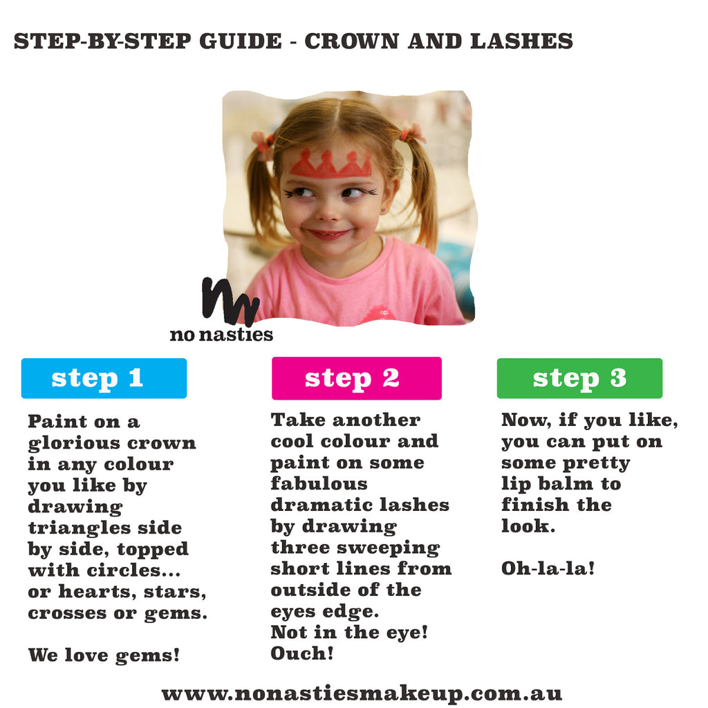 Childrens facepainting guides