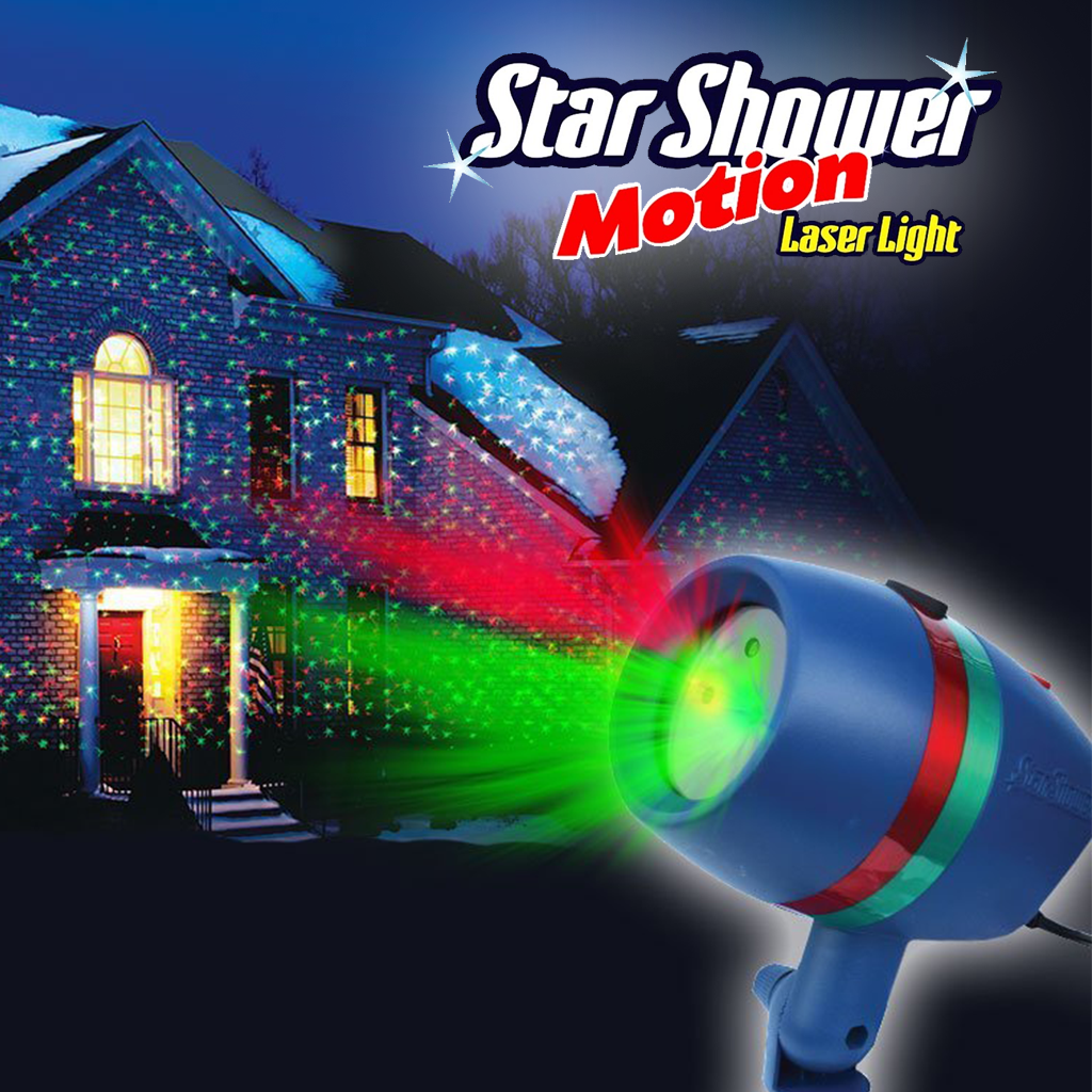 star shower motion laser light