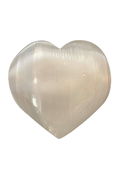 Heart (White Selenite)