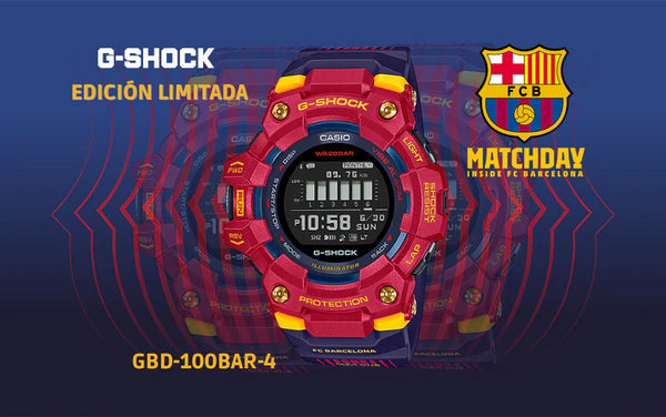 Reloj Casio G-shock GBD-100BAR-4 BARCELONA