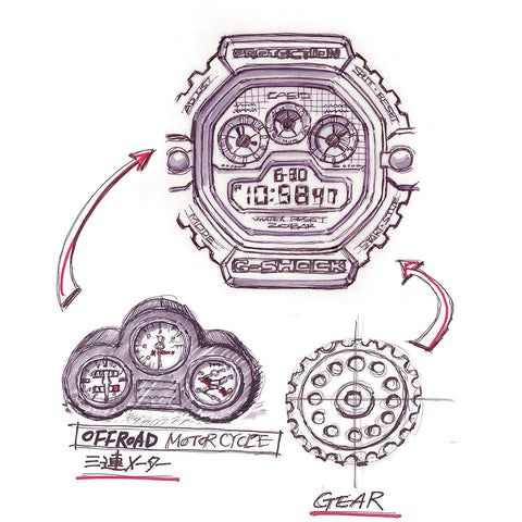 Reloj G-shock original DW-6900MS-1 lima-peru