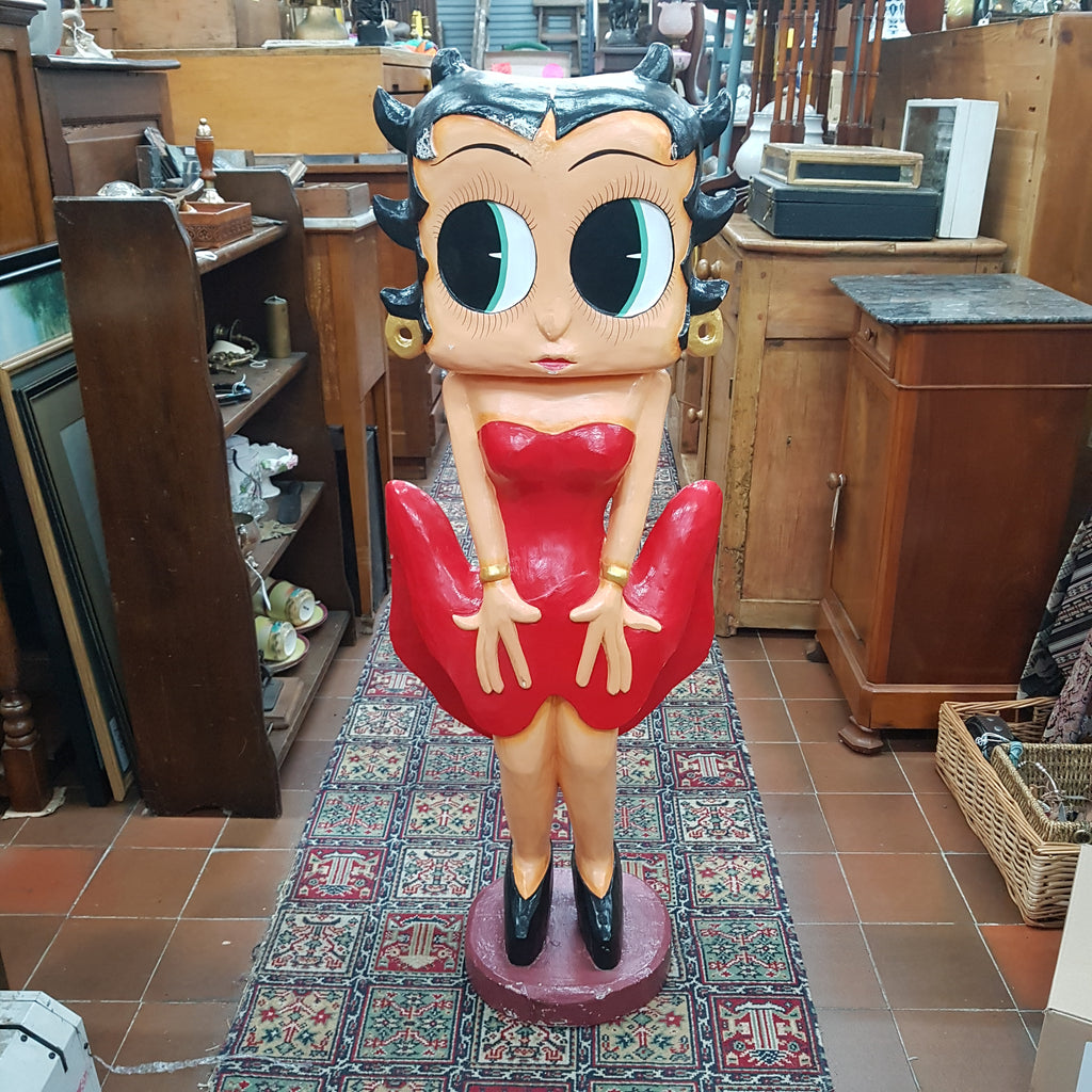 betty boop dog statue 1ft