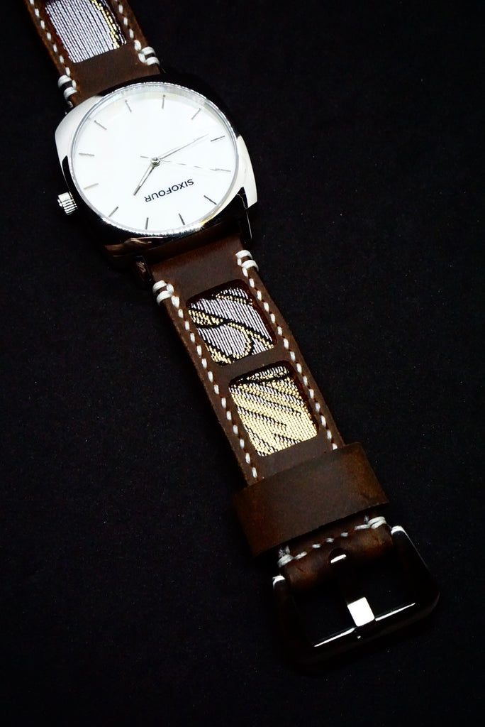SIXOFOUR Series One - Stanley Park Green with 47Ronin#317 Mocha brown –  47Ronin Watch Straps