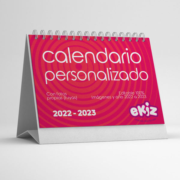 Calendario Para Escritorio 100 Personalizado Con Tus Fotos Ekiz 9116