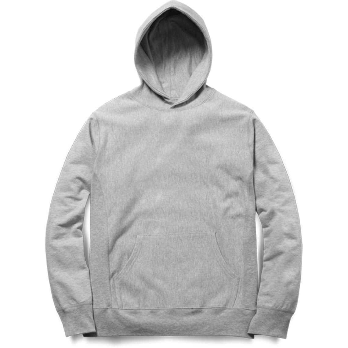 solid grey hoodie