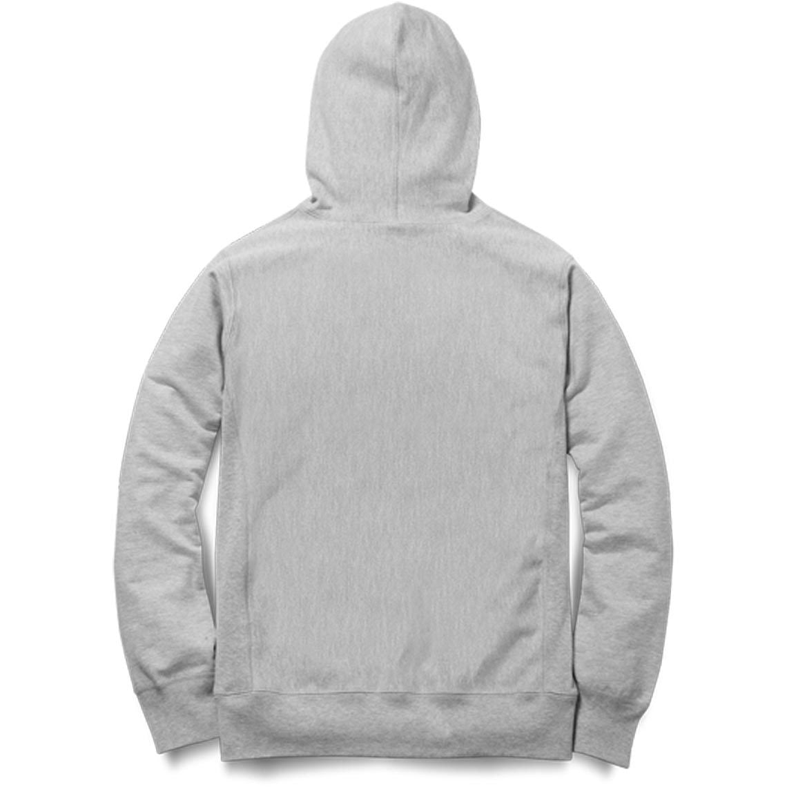 plain grey hoodie men