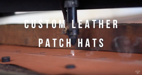 How It's Made: Custom Leather Patch Hats - Dekni Creations