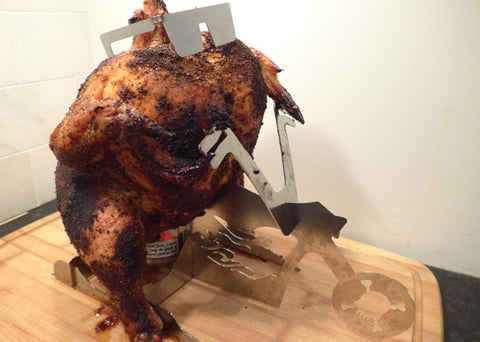 Toms RiDICKulous Things beer can chicken stand