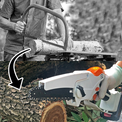 New Mini chainsaw Electric Wood Cutter Cordless Chain Saw with