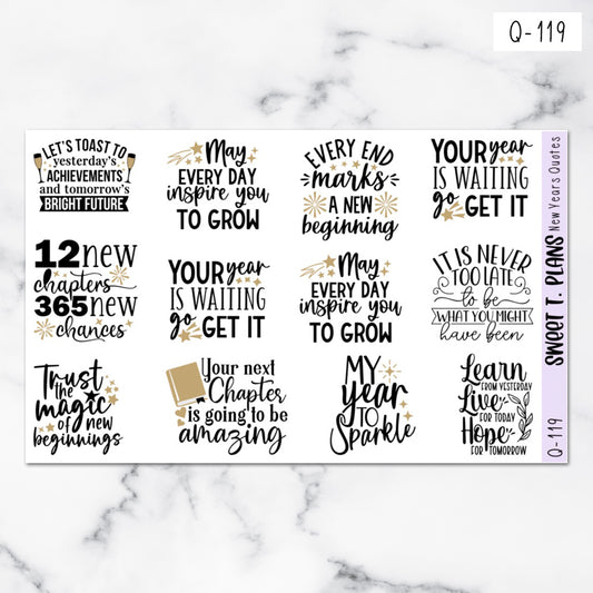 Planner Stickers Quote Stickers Christmas Word Stickers Planner Stickers  Q16 