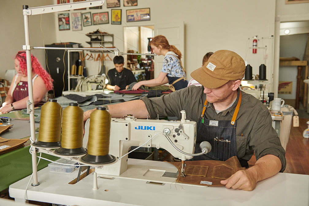 Artifact Omaha Sewing Studio Chris Hughes Making An Apron