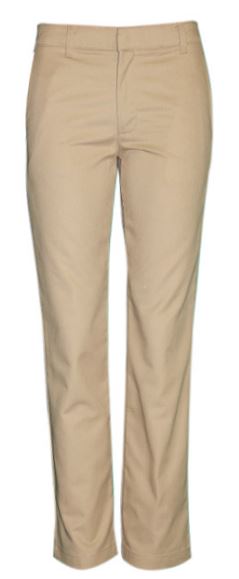 girls plus size khaki pants