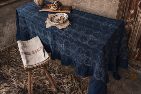 Indigo Table Cloth