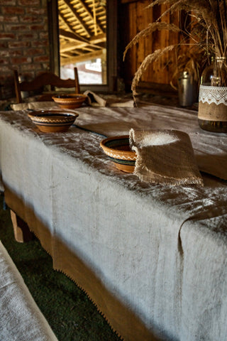 Natural Hemp Table Cloth