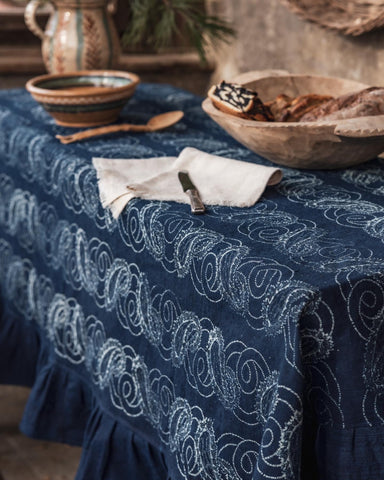 Indigo Table Cloth