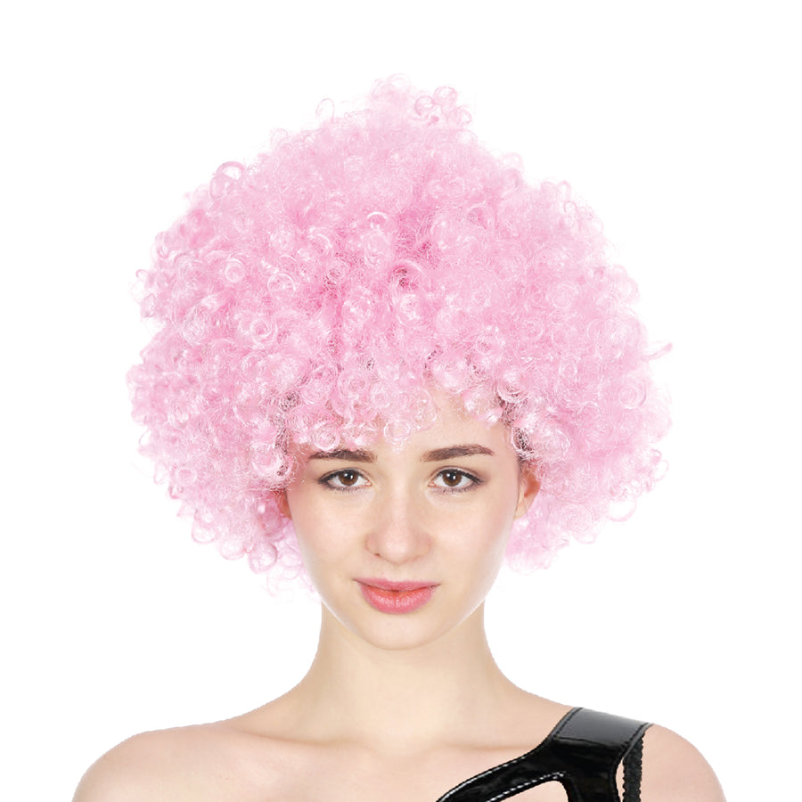 light pink afro wig