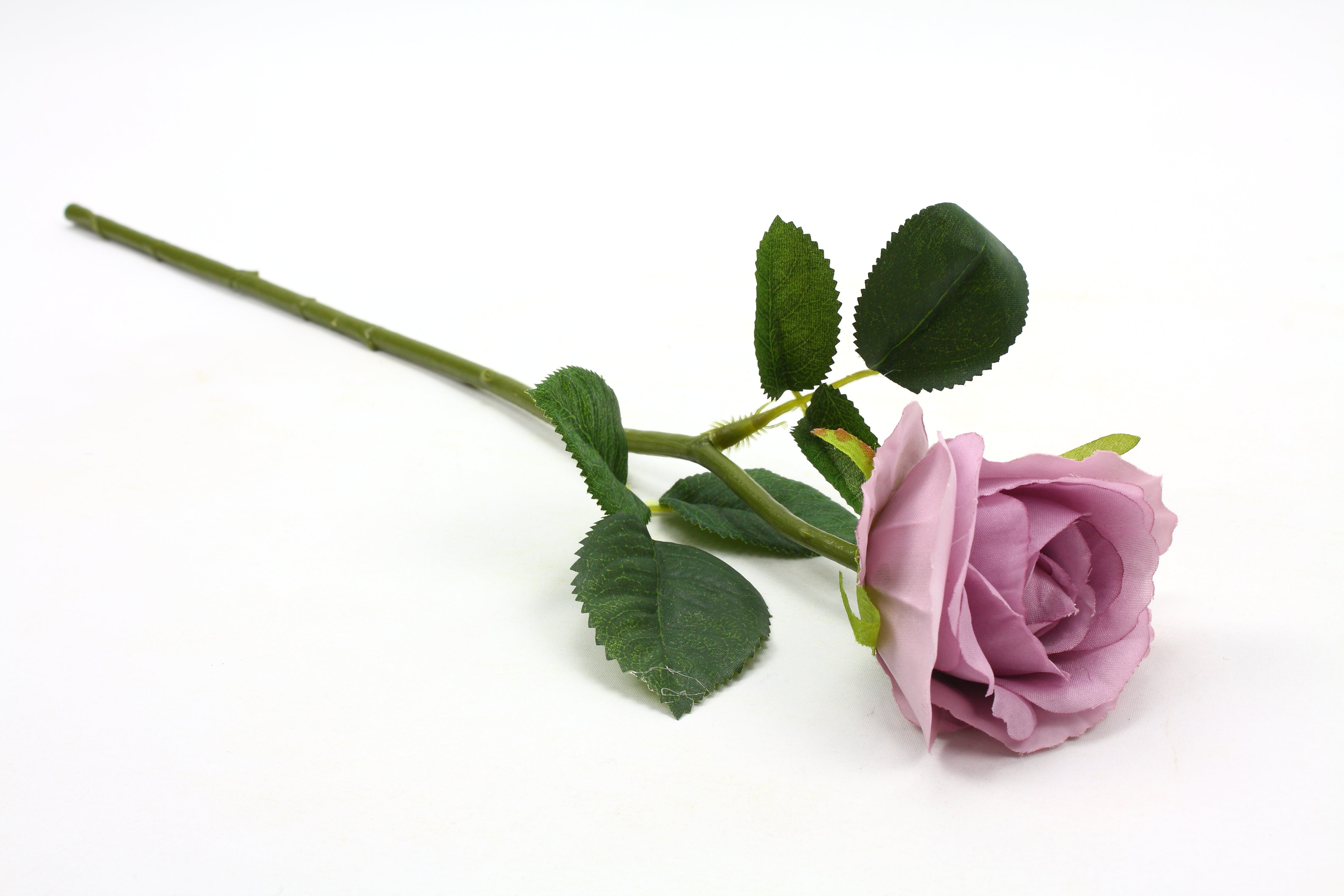 Bouquet Rose Artificial Flower Stem - Mauve 42cm – Floralistic