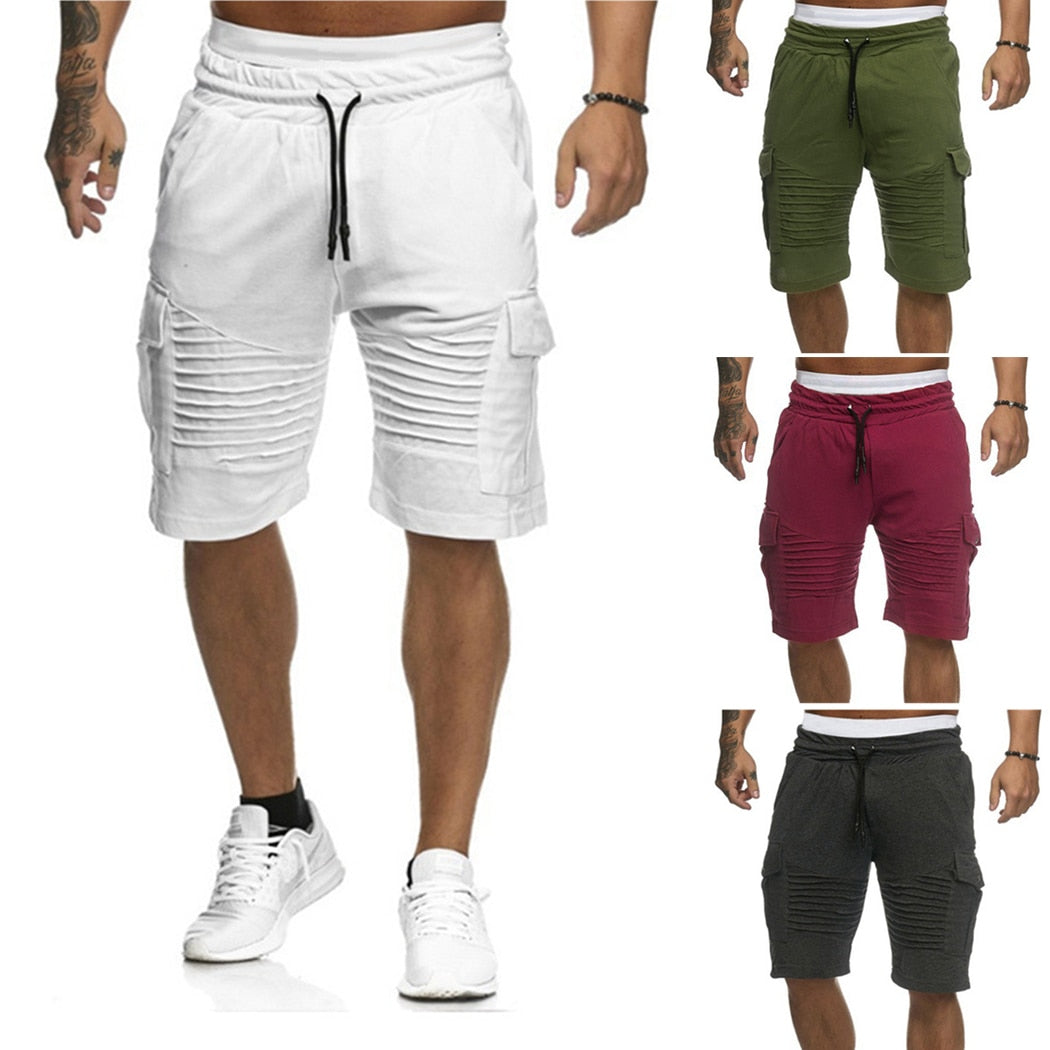 mens cargo jogger shorts